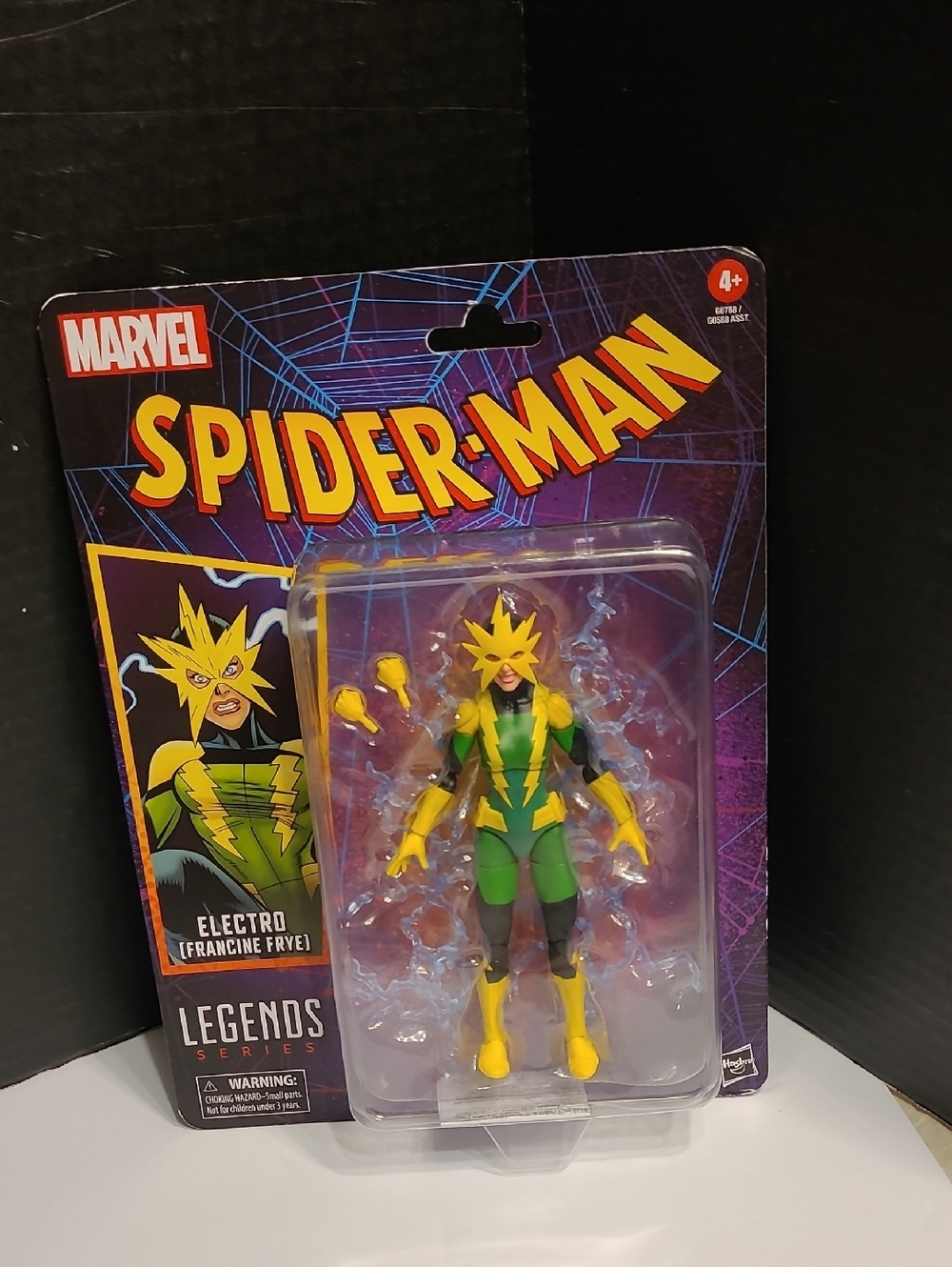 Marvel Spider-Man Electro (Francine Frye) Action Figure - Green & Yellow